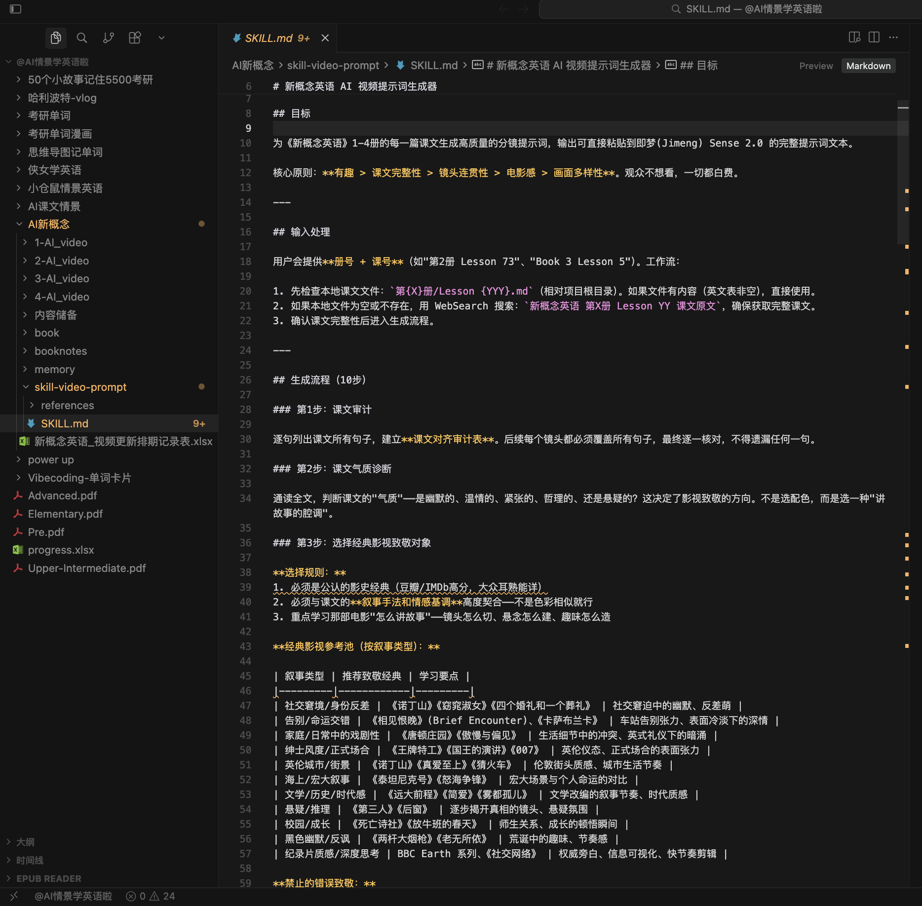 AI新概念英语 Skill
